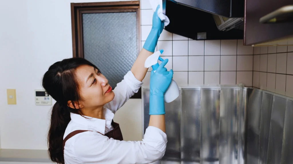 Regular Maintenance and Cleaning of kitchen ventilation