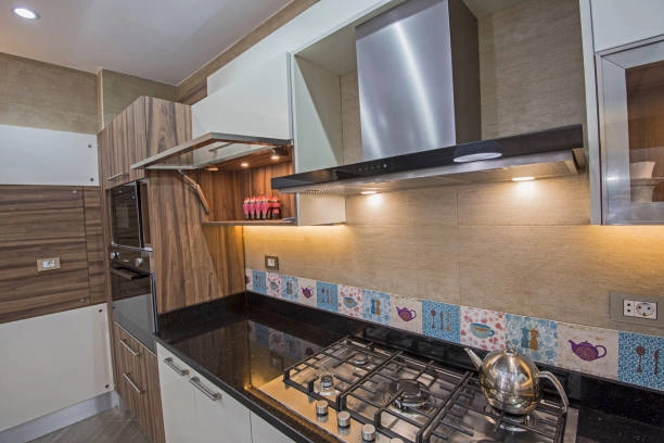 Kitchen ventilation install by high-quality materials